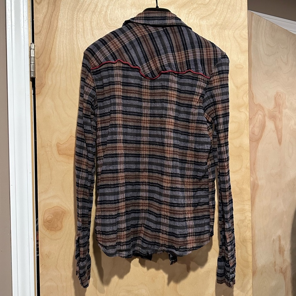 Button up flannel top - Picture 2 of 3